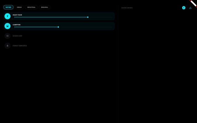 Aulos — ambient noise mixer