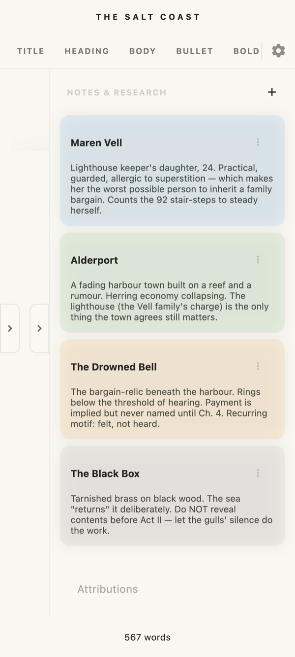 PELLUCID — research notes
