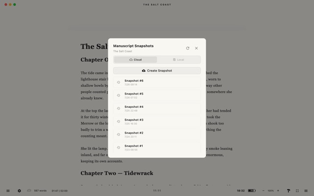 Pellucid — snapshots