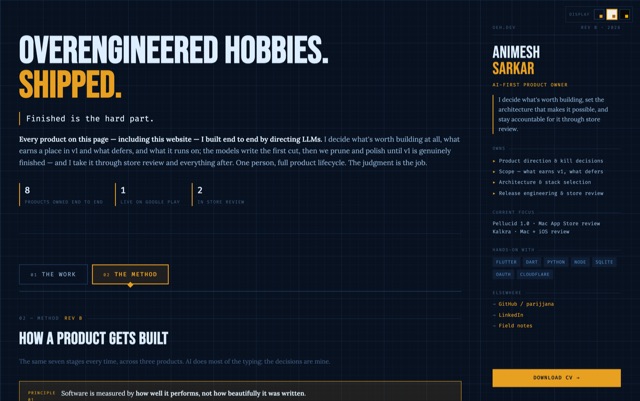 The Method, blueprint theme